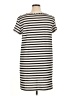 Ruby Rd. Stripes Gray Casual Dress Size XL (petite) - photo 2