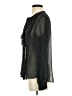 L'Agence 100% Polyester Polka Dots Black Long Sleeve Blouse Size S - photo 5