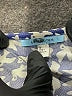 Leifnotes 100% Viscose Print Blue Casual Dress Size XS - photo 7