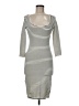 Forever 21 Stripes Gray Casual Dress Size M - photo 1