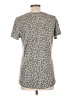 Zoe+Liv Animal Print Gray Short Sleeve T-Shirt Size L - photo 2