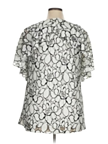 Jessica London Short Sleeve Blouse (view 2)