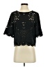 Bebe Black Short Sleeve Blouse Size S - photo 1