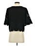 Bebe Black Short Sleeve Blouse Size S - photo 2