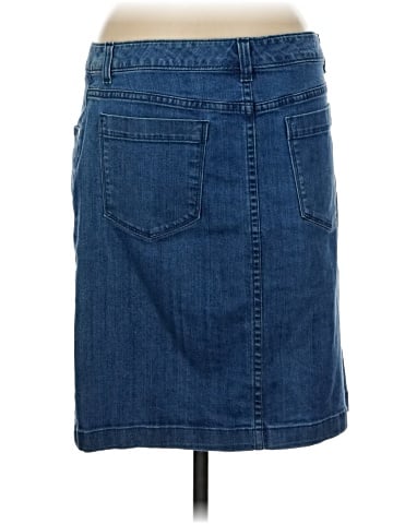 IZOD Denim Skirt (view 2)
