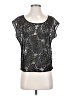 Express 100% Nylon Black Short Sleeve Top Size XS - photo 1
