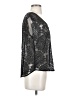 Express 100% Nylon Black Short Sleeve Top Size XS - photo 4