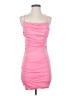 Unbranded Solid Pink Cocktail Dress Size S - photo 1
