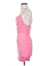 Unbranded Solid Pink Cocktail Dress Size S - photo 5
