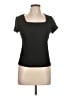 Automet Black Short Sleeve Top Size L - photo 1