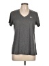 Under Armour 100% Polyester Gray Active T-Shirt Size L - photo 1