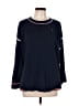 Tommy Hilfiger 100% Cotton Black Blue Pullover Sweater Size L - photo 1