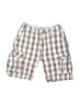 Scotch & Soda 100% Cotton Plaid Brown Cargo Shorts Size 4 - photo 1