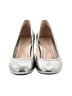 Vionic 100% Leather Metallic Silver Gold Heels Size 5 - photo 2