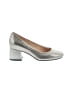 Vionic 100% Leather Metallic Silver Gold Heels Size 5 - photo 1