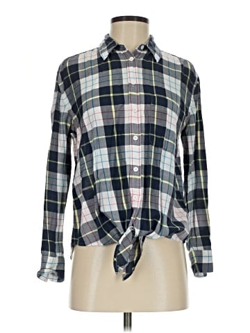 Equipment Long Sleeve Button-Down Shirt (view 1)