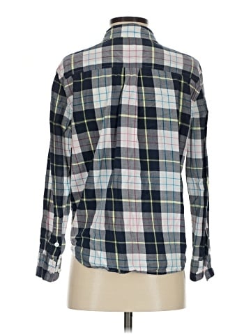 Equipment Long Sleeve Button-Down Shirt (view 2)