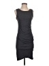 Leith Solid Gray Casual Dress Size S - photo 1
