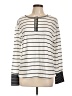 Shein Ivory Long Sleeve Henley Size L - photo 1
