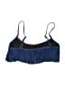 Splendid Chevron-herringbone Blue Swimsuit Top Size S - photo 2