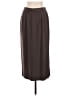 B'zar Solid Brown Formal Skirt Size 8 - photo 1