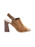 Assorted Brands 100% Leather Tan Brown Heels Size EU 40 - photo 1