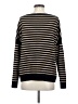 Majestic Filatures Stripes Black Pullover Sweater Size Sm (1) - photo 2