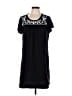 Kim Rogers 100% Polyester Black Casual Dress Size L - photo 1