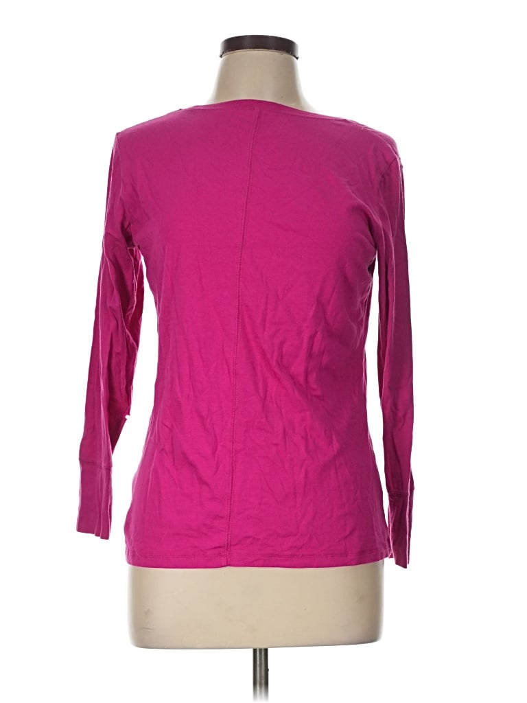 Pre-owned A.n.a. A New Approach 3/4 Sleeve T-shirt In Pink