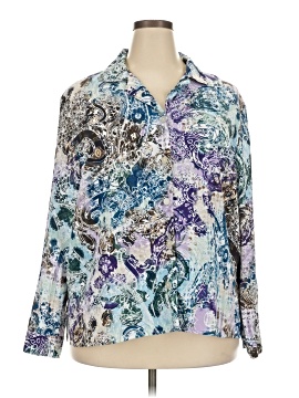 Alfred Dunner 3/4 Sleeve Blouse
