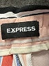 Express 100% Polyester Stripes Ivory Casual Pants Size XS - photo 7