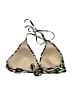 Robin Piccone Animal Print Gold Swimsuit Top Size M - photo 2