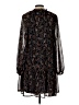 Lark + Grey 100% Polyester Paisley Black Casual Dress Size L - photo 2
