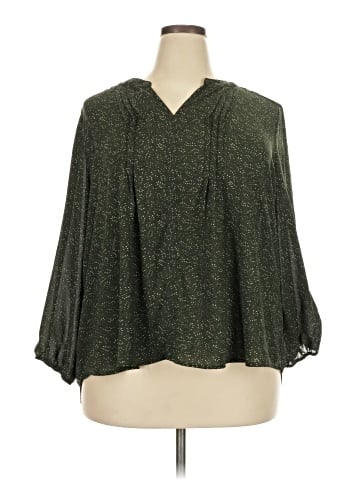 Monday Fun Long Sleeve Blouse (view 1)