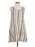 J Valdi Stripes Gray Casual Dress Size M - photo 1