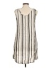 J Valdi Stripes Gray Casual Dress Size M - photo 2