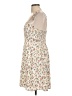 Old Navy Floral Ivory Cocktail Dress Size L - photo 5