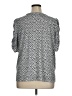 Max Studio Silver Short Sleeve Blouse Size 1X - photo 2