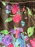 Unbranded Floral Black Shorts Size M - photo 3