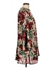 Zara Basic 100% Polyester Print Burgundy Casual Dress Size L - photo 4