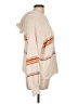 Hem & Thread Stripes Ivory Poncho Size L - photo 4
