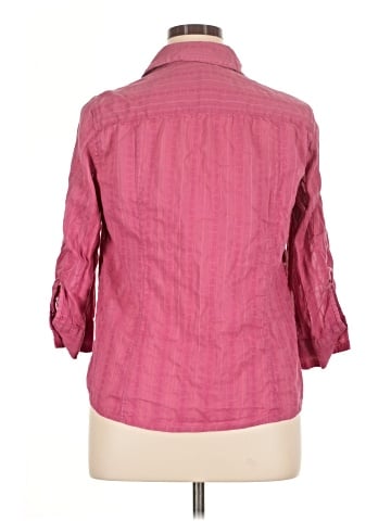 Charter Club 3/4 Sleeve Button-Down Shirt (view 2)