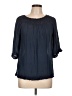 Unbranded Blue 3/4 Sleeve Blouse Size L (estimated) - photo 1