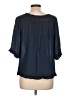 Unbranded Blue 3/4 Sleeve Blouse Size L (estimated) - photo 2