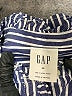 Gap 100% Cotton Stripes Blue Long Sleeve Button-Down Shirt Size XS - photo 7