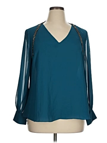 Jennifer Lopez Long Sleeve Blouse (view 1)