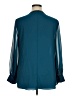 Jennifer Lopez 100% Polyester Teal Long Sleeve Blouse Size XL - photo 2