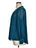 Jennifer Lopez 100% Polyester Teal Long Sleeve Blouse Size XL - photo 5