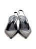Saint Laurent Metallic Silver Gold Heels Size EU 39 - photo 2