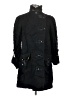 Diane von Furstenberg Black Wool Coat Size 4 - photo 1